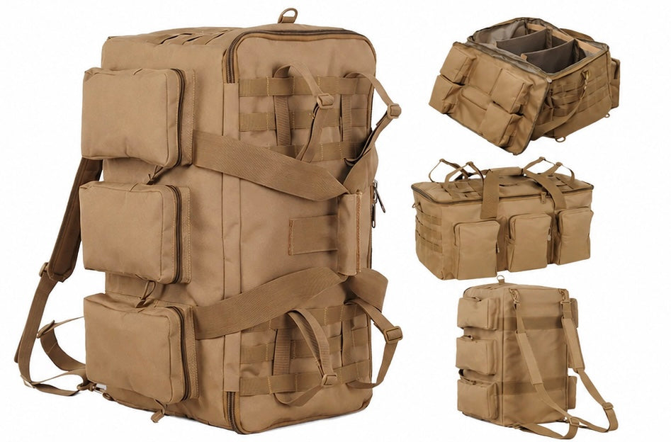 55L Tactical Camping Duffel Bag