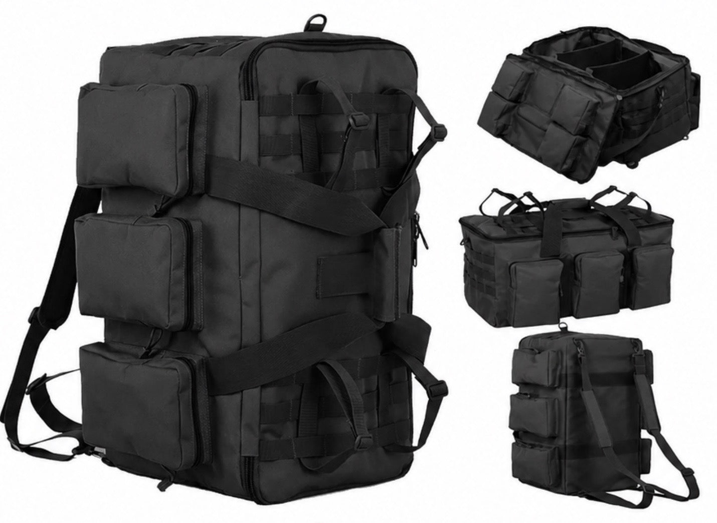55L Tactical Camping Duffel Bag