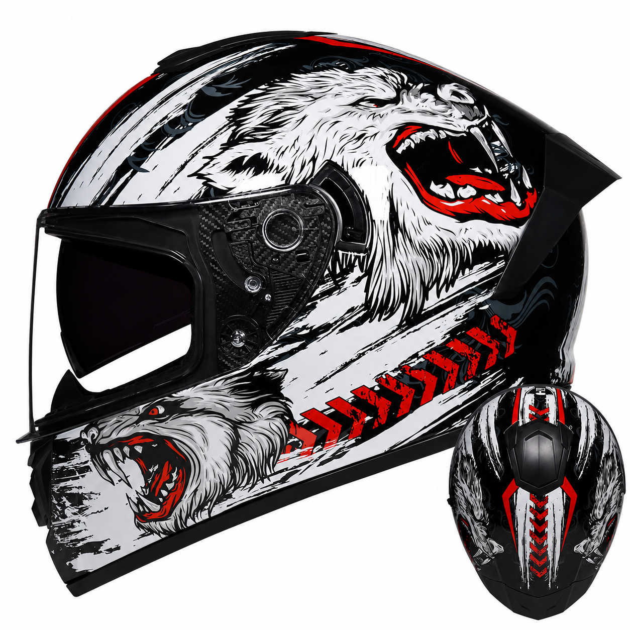 Full Face Racing Motorcycle Helmet