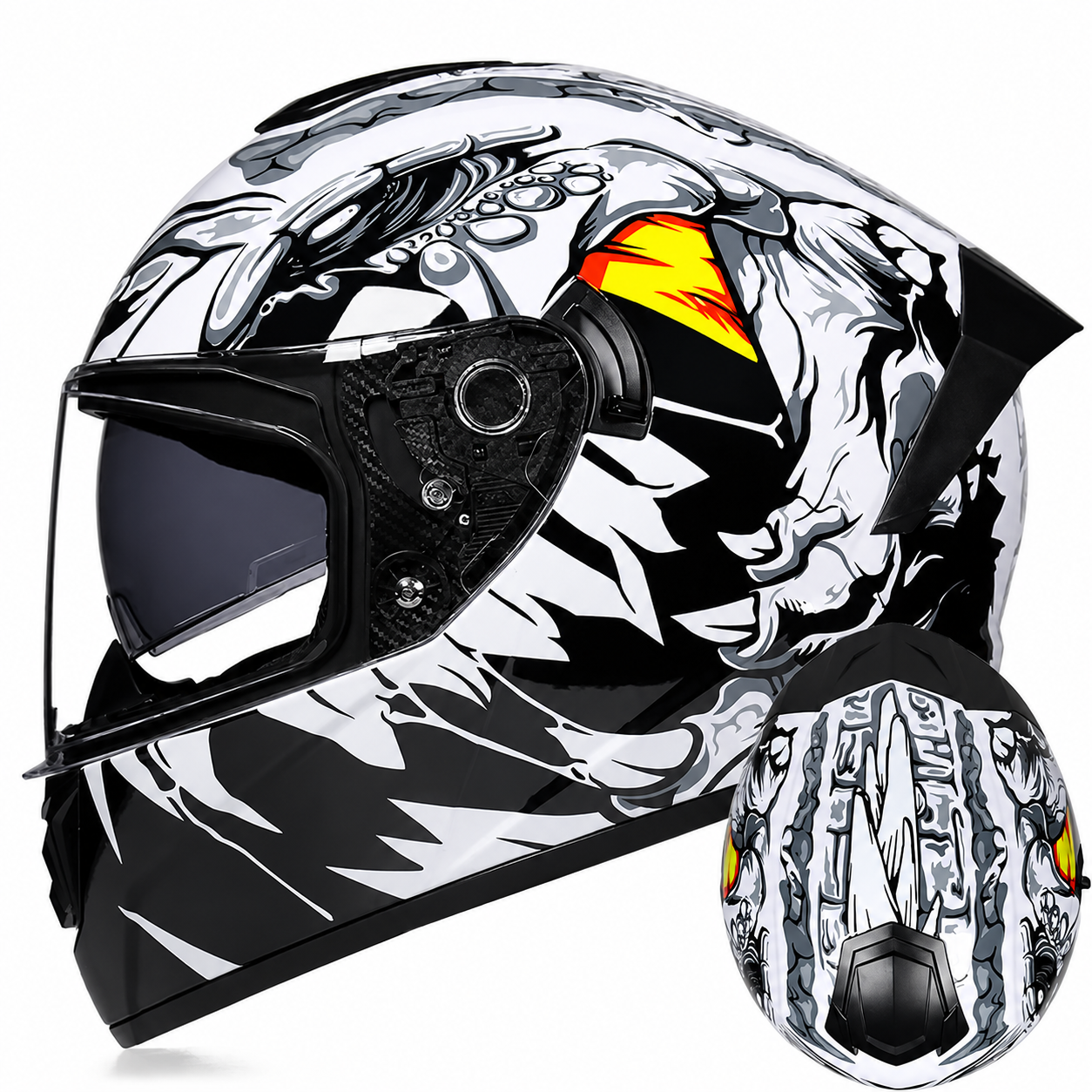 Full Face Racing Motorcycle Helmet