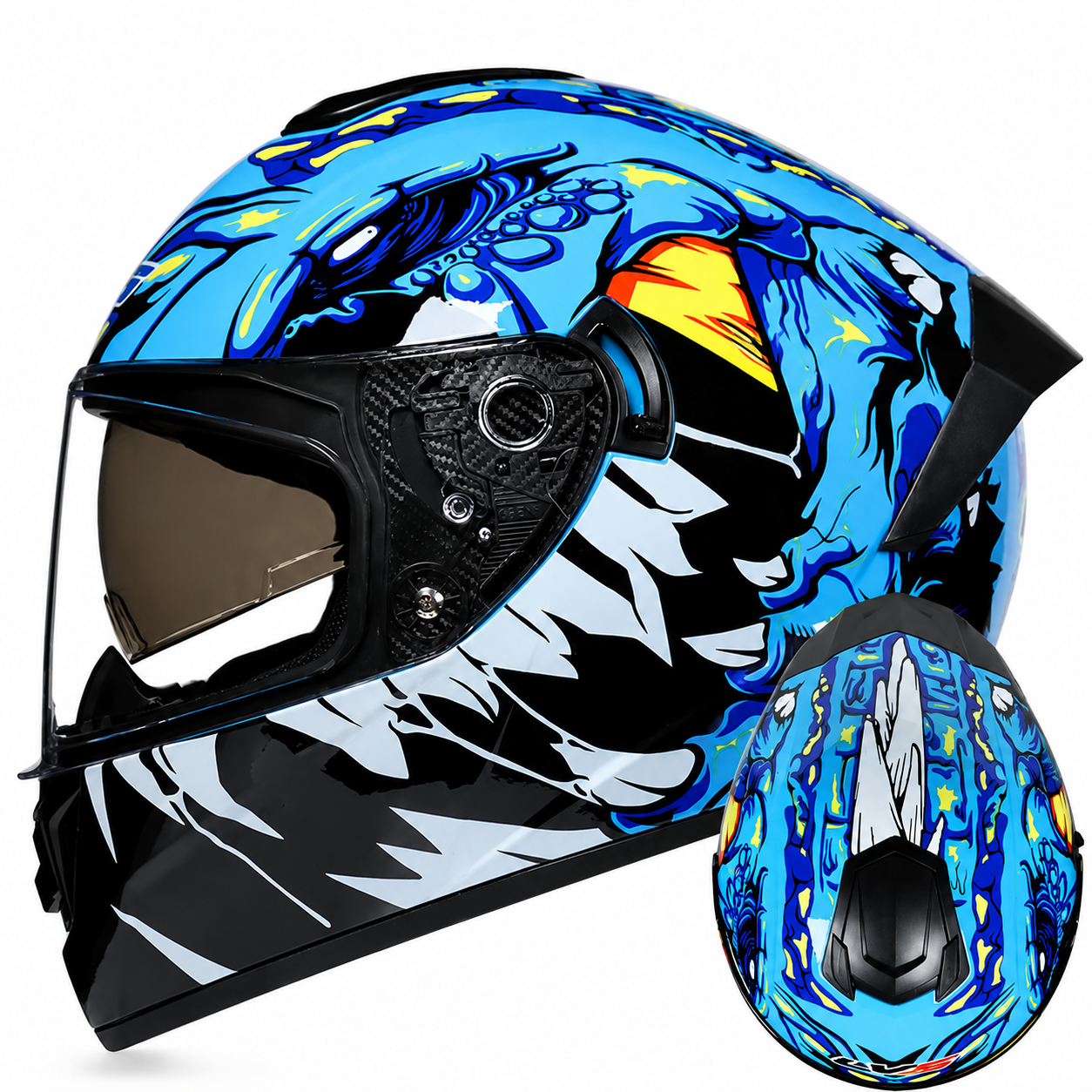 Full Face Racing Motorcycle Helmet
