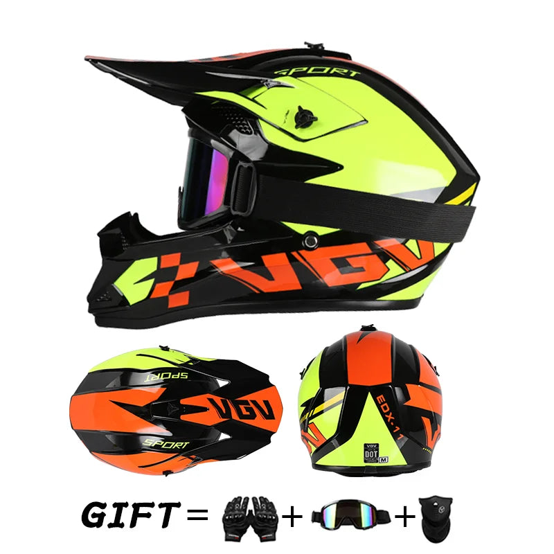 Off-Road Motorcycle Full Face Helmet