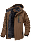 Fleece Lining Jackets for Hiking with Removable Hooded Coats