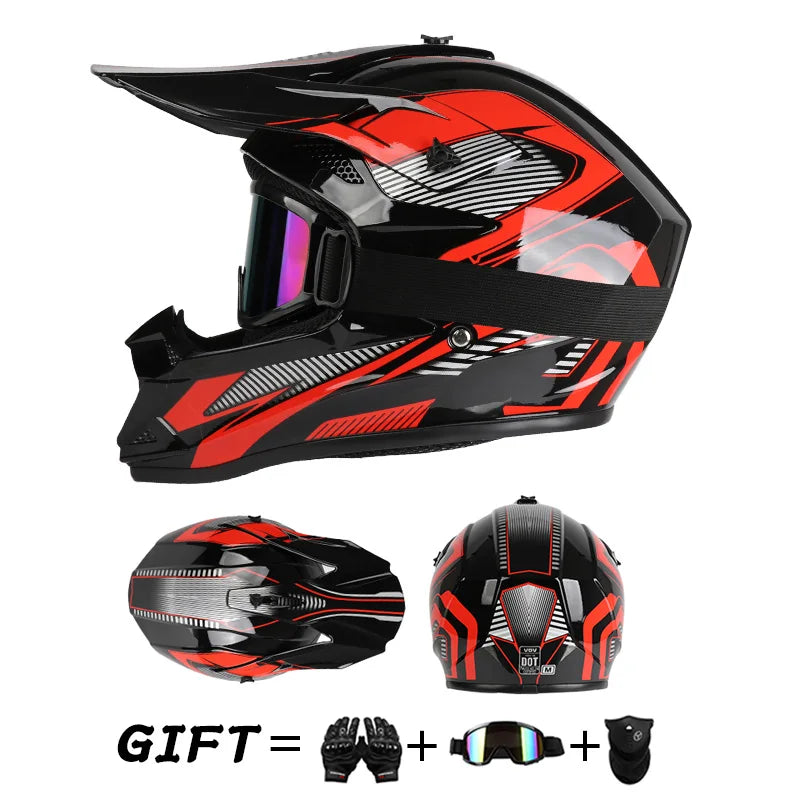 Off-Road Motorcycle Full Face Helmet