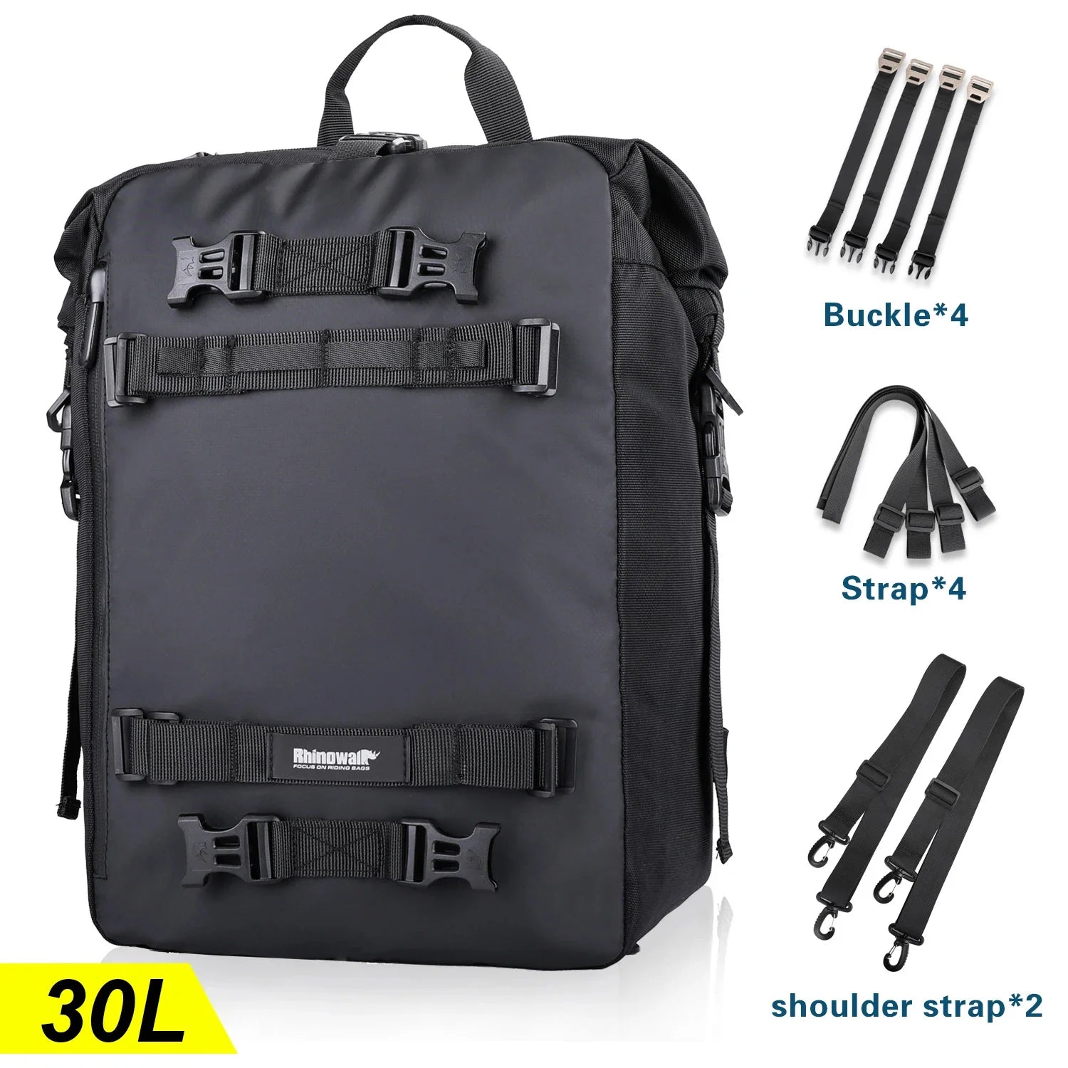 Motorcycle Rear Seat Bag (10L / 20L / 30L)