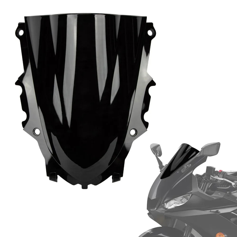 Double Bubble Motorcycle Windshield for Yamaha YZF-R3 / R25 (2019–2025)