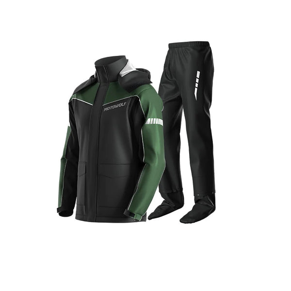 Motorcycle Waterproof Rain Suit – Jacket & Pants Set