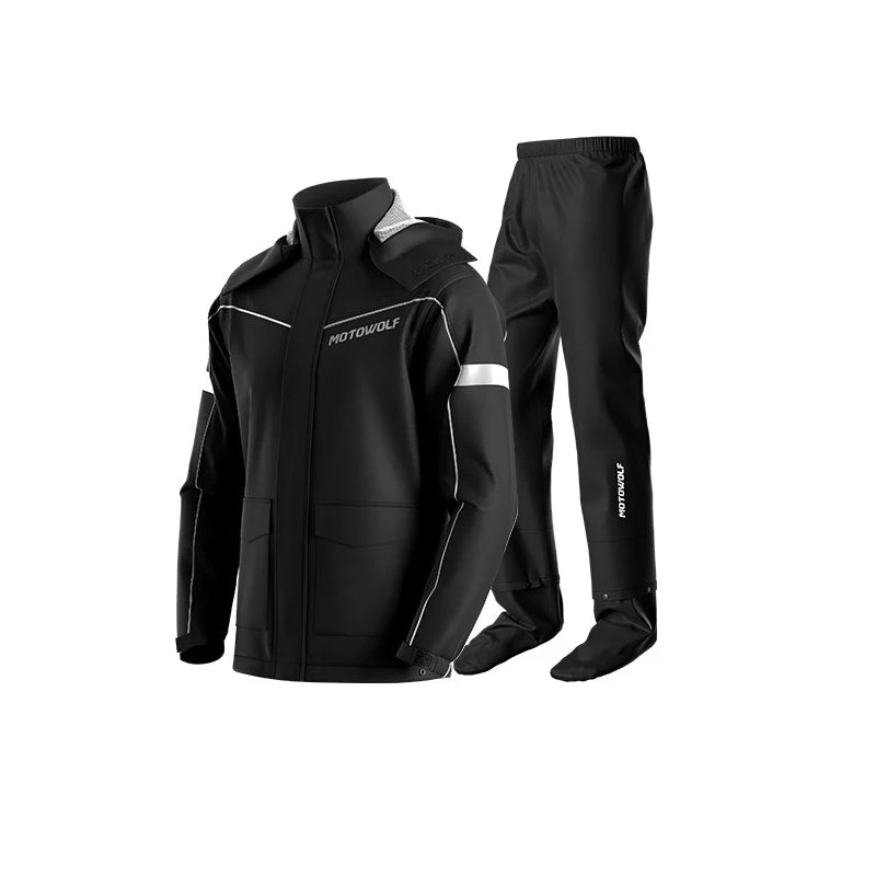Motorcycle Waterproof Rain Suit – Jacket & Pants Set