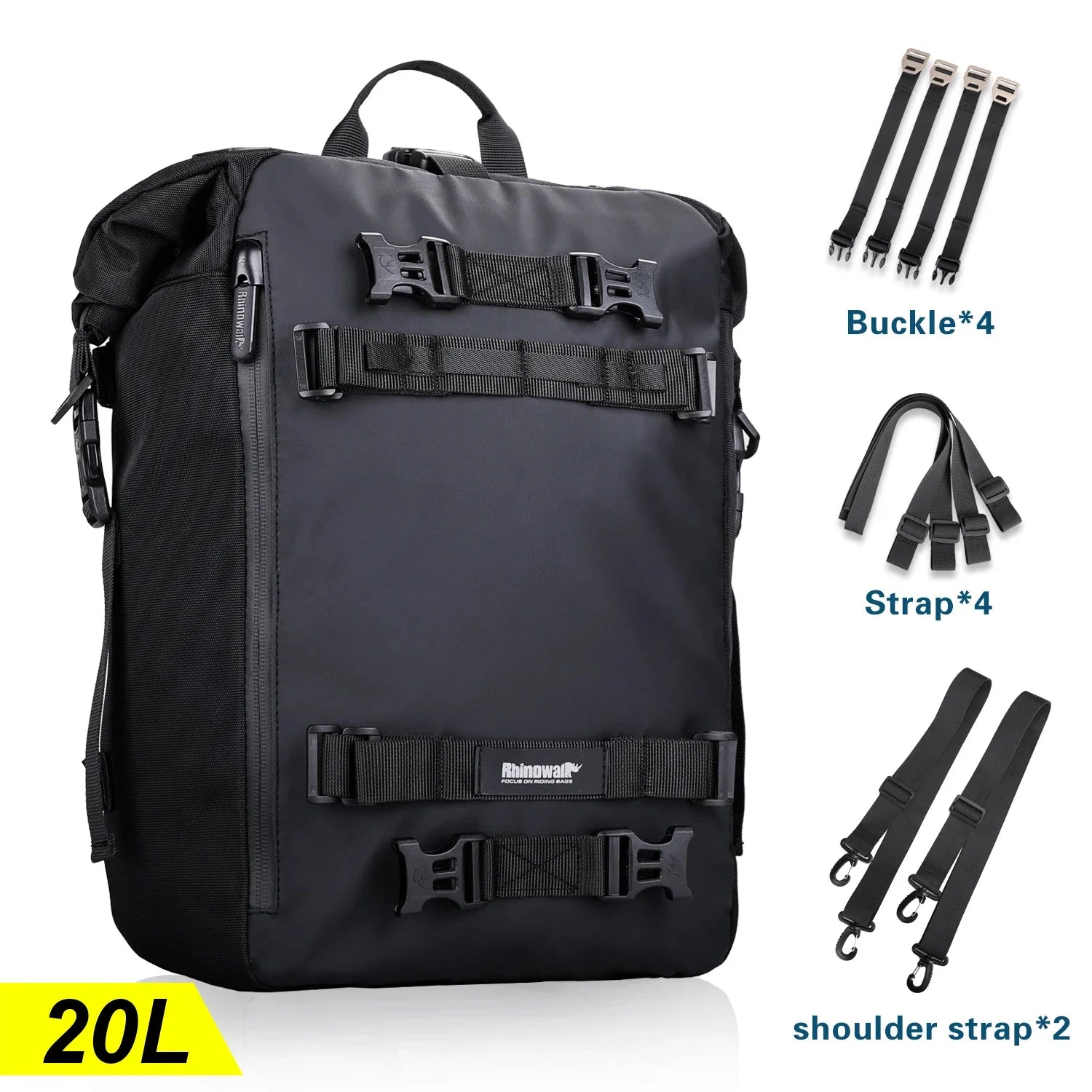 Motorcycle Rear Seat Bag (10L / 20L / 30L)