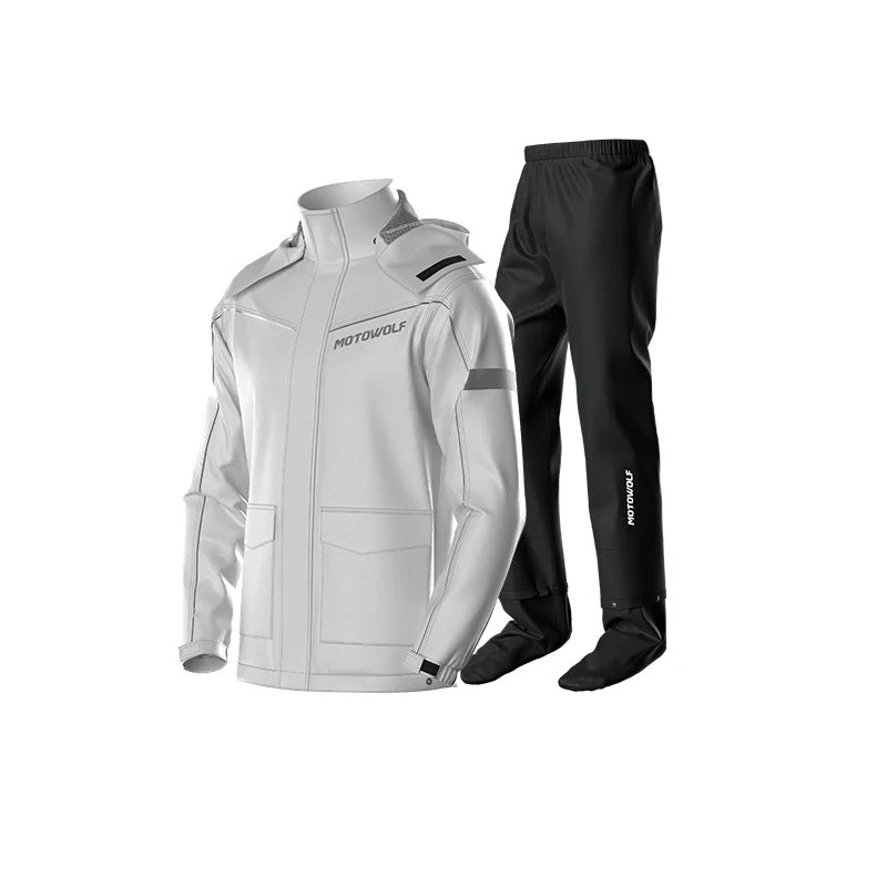 Motorcycle Waterproof Rain Suit – Jacket & Pants Set